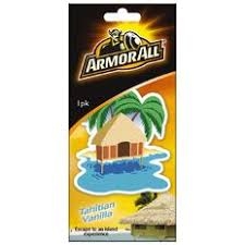Armor All Car Air Freshener Card Tahitian Vanilla