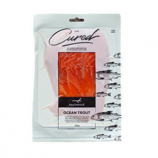 Harris Cured Ocean Trout Gin & Finger Lime 100g
