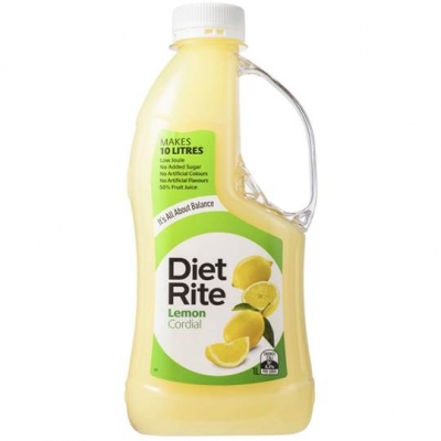 Diet Rite Cordial Lemon 1lt