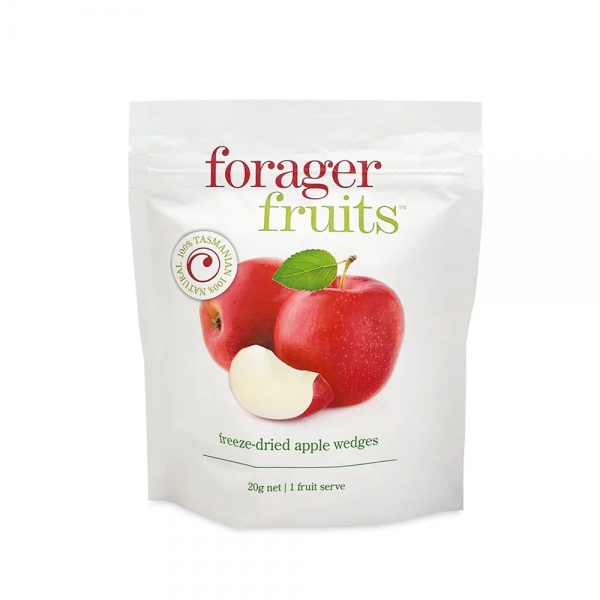 Forager Fruits Crunchy Dried Apple Wedges 20g