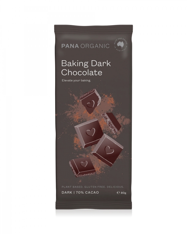Pana Organic Baking Dark Chocolate Block 80g