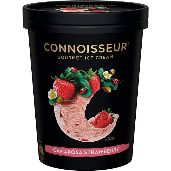 Connoisseur Ice Cream Strawberry 1lt