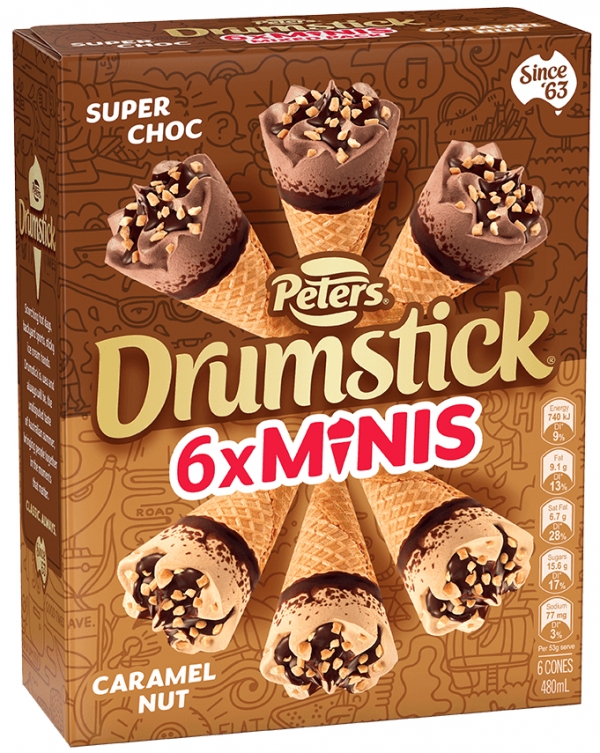 Peters Drumsticks Mini Mixed 6 Pack