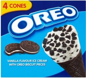 Oreo Ice Cream Cookie Cone 4 Pack