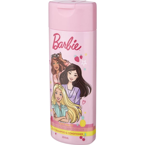 Barbie Kids 2 In 1 Shampoo & Conditioner 350ml