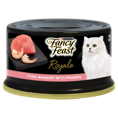 Purina Fancy Feast Royale Tuna Banquet With Prawns 85g