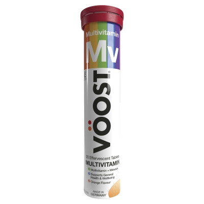 Voost Effervescent Tablets Multivitamin Orange Flavour 20 Pack