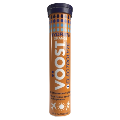 Voost Effervescent Tablets Hydrate Electrolyte Orange Flavour 20 Pack