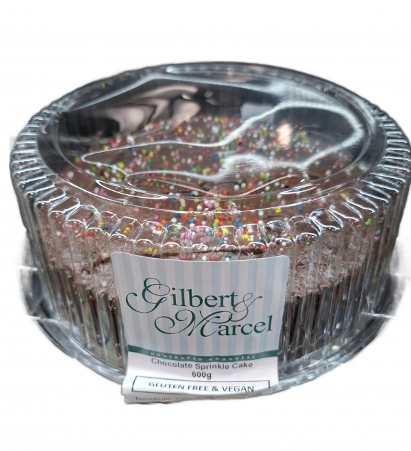 Gilbert & Marcel Chocolate Sprinkle Cake 600g