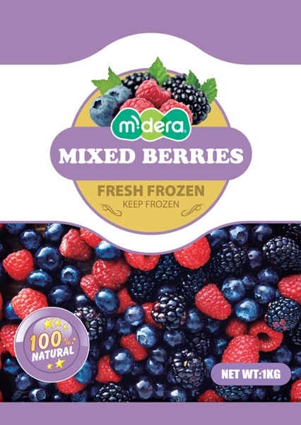 Midera Frozen Mixed Berries 1kg