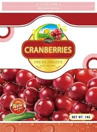 Midera Frozen Cranberries 1kg