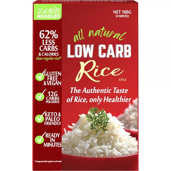 Zero Low Carb Rice 160g