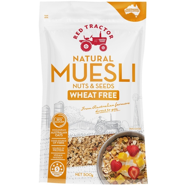 Red Tractor Wheat Free Muesli Nuts & Seeds 500g