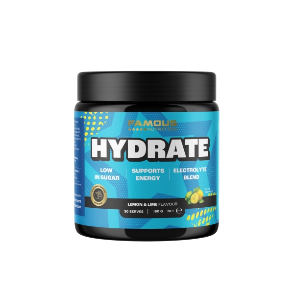 Famous Nutrition Hydration Powder Lemon Lime 180g
