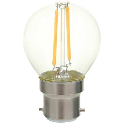 Mirabella Globe LED Bayonet Cap Filament Warm White 8W