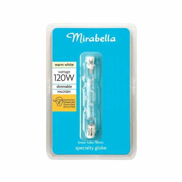 Mirabella Blister Halogen Linear Tube 120W 78mm