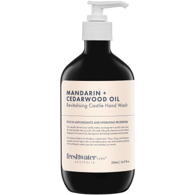 Freshwater Farm Mandarin & Cedarwood Oil Revitalising Hand Wash 500ml