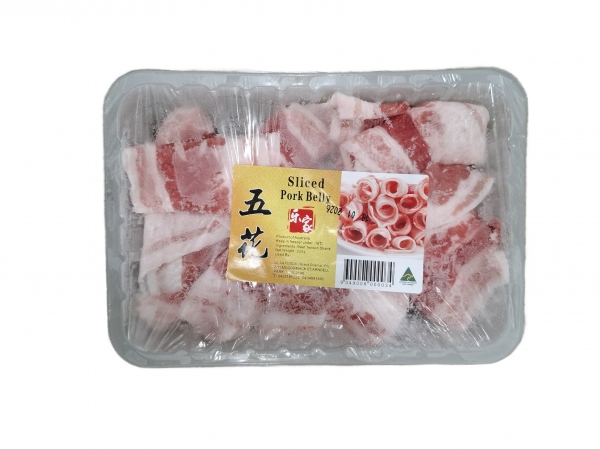 LJ Sliced Pork Belly 250g