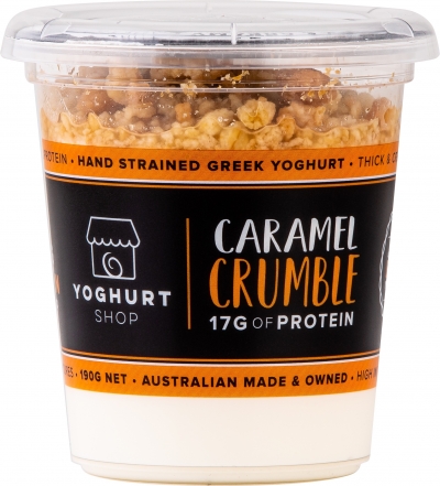 The Yoghurt Shop Yoghurt Caramel Crumble 190g