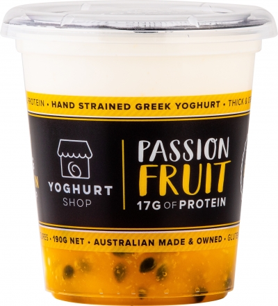 The Yoghurt Shop Yoghurt Passionfruit 190g