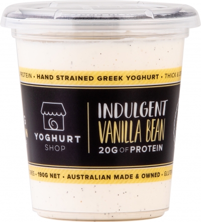The Yoghurt Shop Yoghurt Vanilla Bean 190g