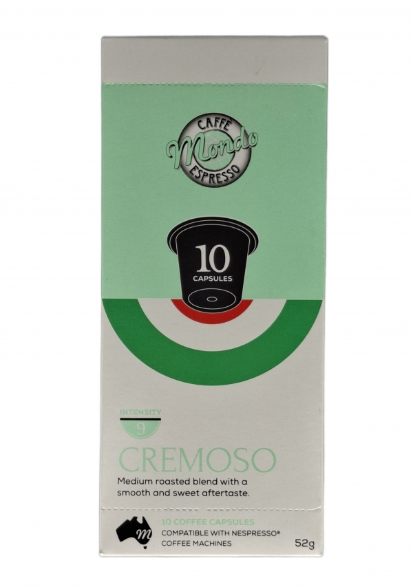 Caffe Mondo Espresso Cremoso 10 Pack 52g