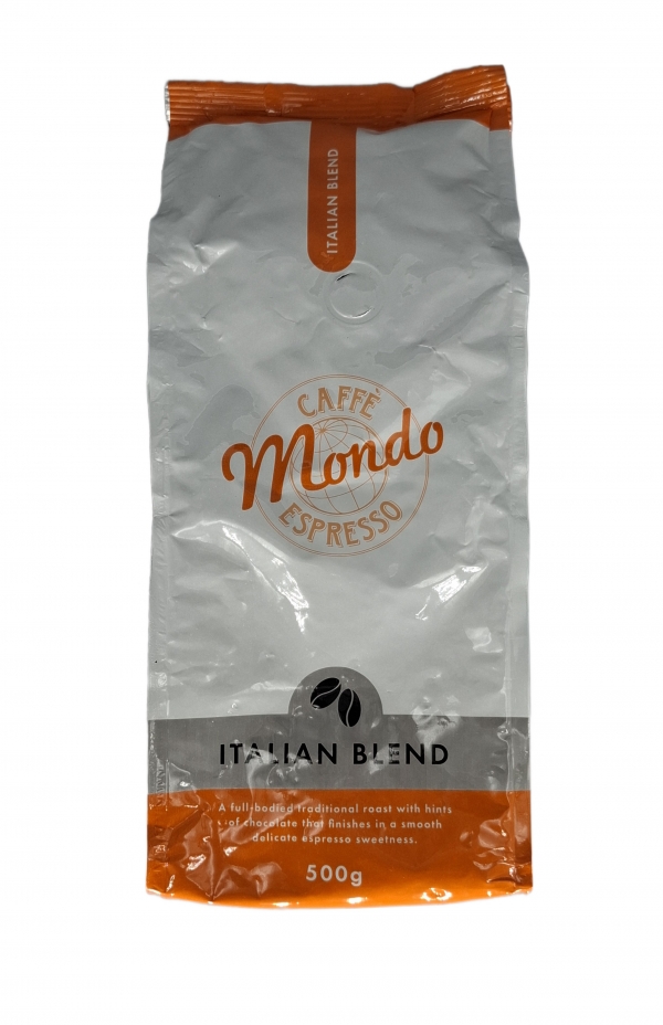 Caffe Mondo Italian Blend Beans 500g