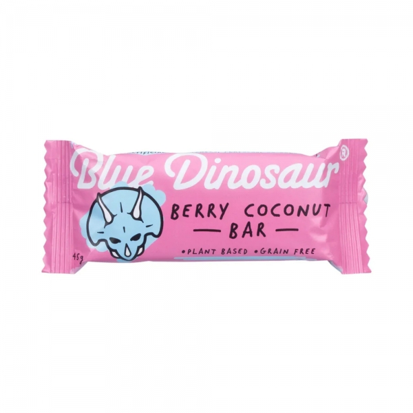 Blue Dinosaur Snack Bar Berry Coconut 45g