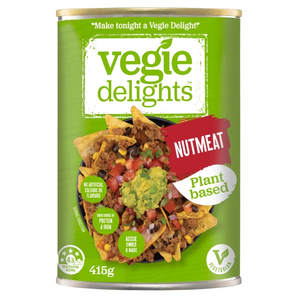 Vegie Delights Plant Based Nutmeat 415g