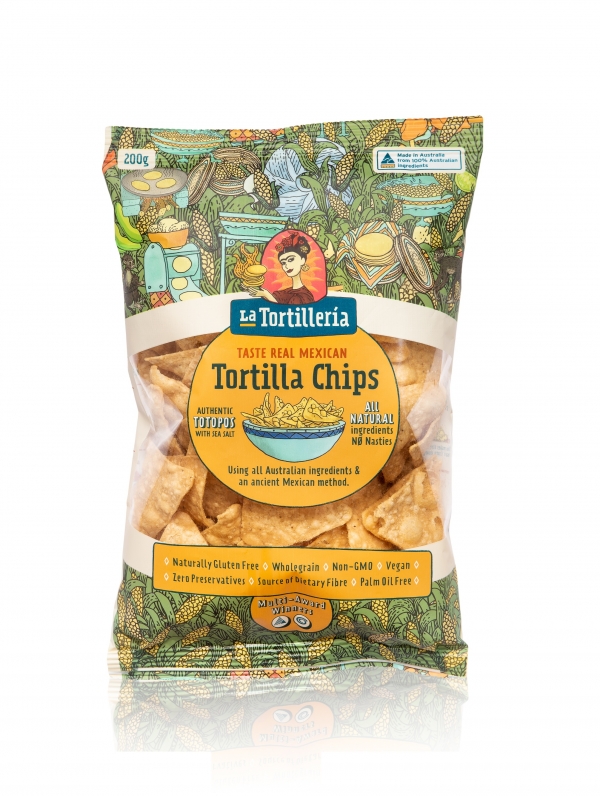 La Tortilleria Totopos Tortilla Corn Chips 200g
