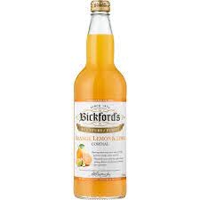 Bickford's Cordial Orange Lemon Lime 750ml