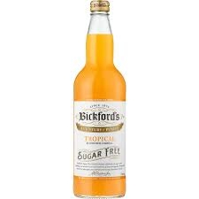 Bickford's Cordial Sugar Free Tropical 750ml