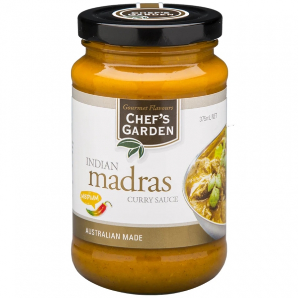Chef's Garden Madras Curry Sauce 375g