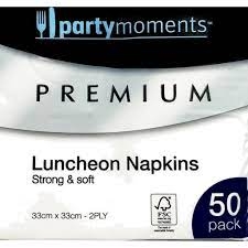 Party Moments Premium Luncheon Napkins 50 Pack