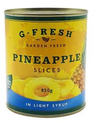 G-Fresh Pineapple Slices in Light Syrup 830g