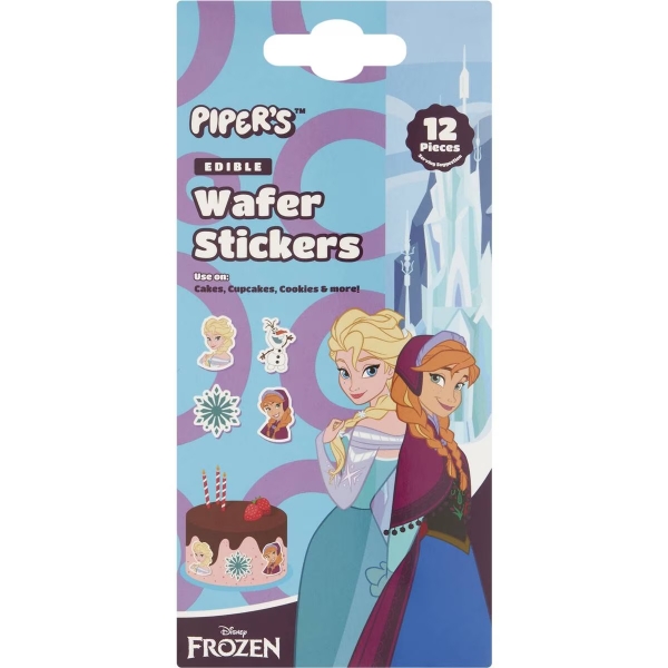 Piper's Disney Wafer Stickers Frozen 12 Pack