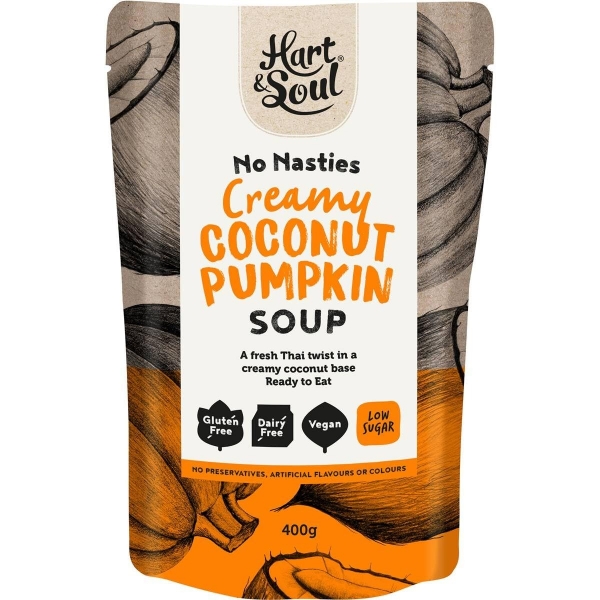 Hart & Soul Coconut Pumpkin Soup 400g
