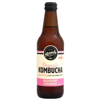 Remedy Organic Kombucha Raspberry Lemonade 330ml