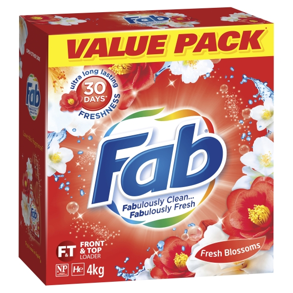 Fab Laundry Powder Fresh Blossoms 4kg