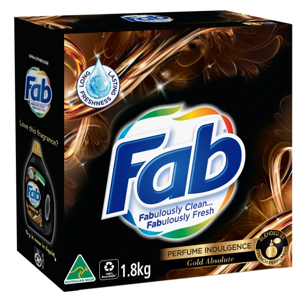 Fab Laundry Powder Perfume Indulgence Gold Absolute 1.8kg