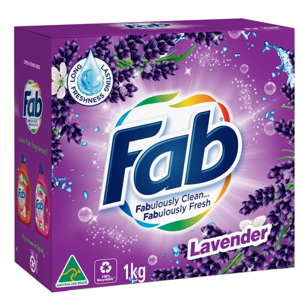 Fab Laundry Powder Lavender 1kg