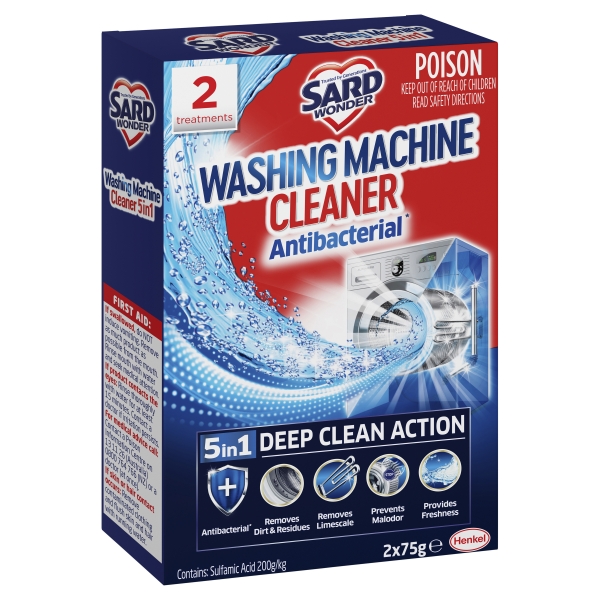 Sard Cleaner Washing Machine 3 in 1 2 Packets 150g