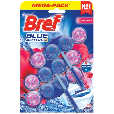 Bref Under The Rim Active Blue Flower Blossom 3 x 50g