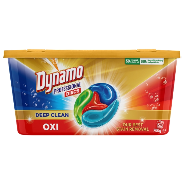 Dynamo Laundry Discs Deep Clean Oxi 28 Pack