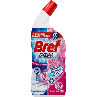 Bref Power Active Gel Toilet Cleaner Flower Blossom 700ml