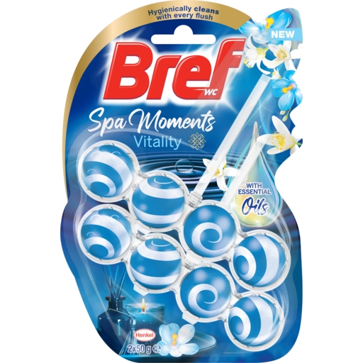 Bref Under The Rim Toilet Cleaner Spa Moments 2 Pack 100g