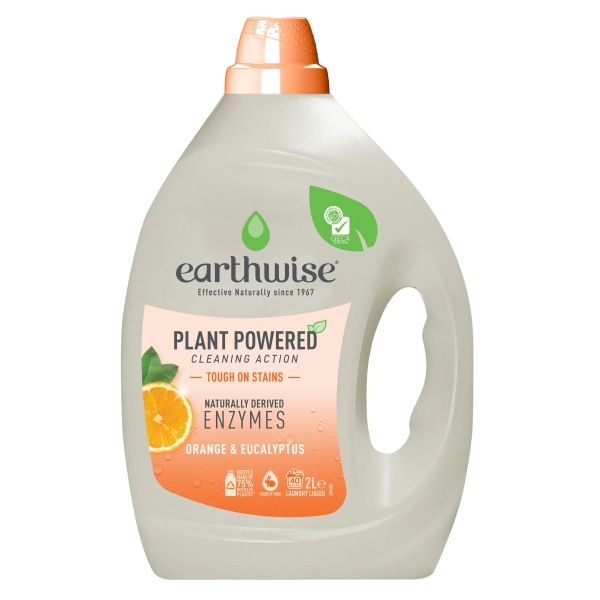 Earthwise Laundry Detergent Liquid Orange & Eucalyptus 2lt