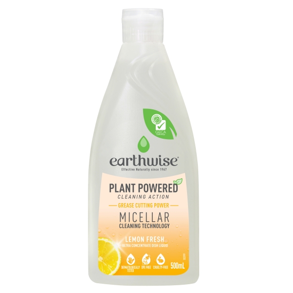 Earthwise Dish Washing Liquid Lemon 500ml