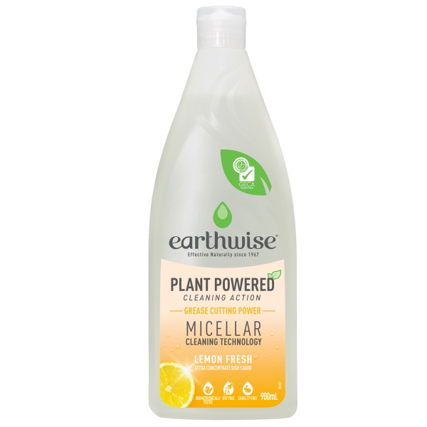 Earthwise Dish Washing Liquid Lemon 900ml