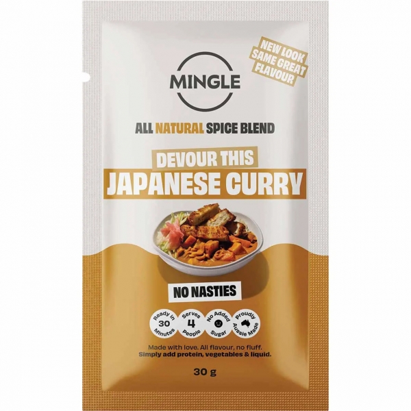 Mingle Natural Spice Blend Curry In A Hurry 30g
